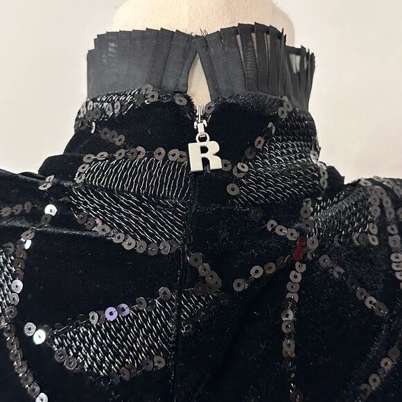 Rotate Birger Christensen Miki Sequin Mini Dress 4 Party Celebration Whimsigoth - Picture 13 of 16